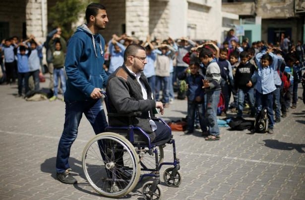Gazze'de Engelli Bir Öğretmen 9