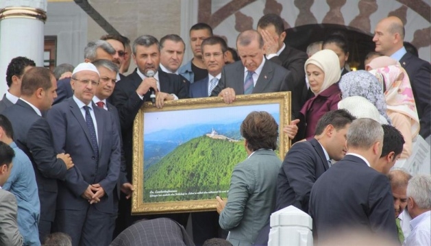 Erdoğan Kıble Dağı'ndaki Caminin Açılışını Yaptı 2