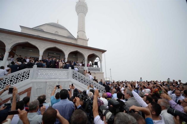 Erdoğan Kıble Dağı'ndaki Caminin Açılışını Yaptı 6