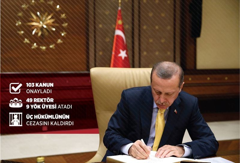 Fotoğraflarla Cumhurbaşkanı Erdoğan'ın bir yılı 2