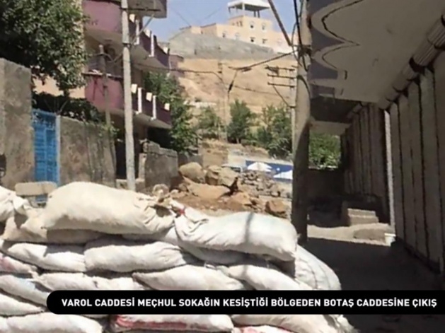 PKK Cizre sokaklarını bu hale getirdi 4