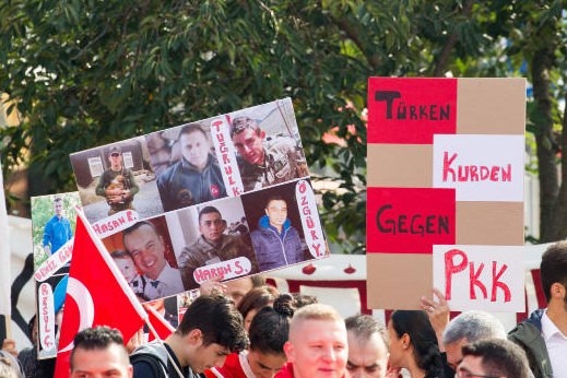 PKK'yı Protesto Mitinginde Olaylar Çıktı 11
