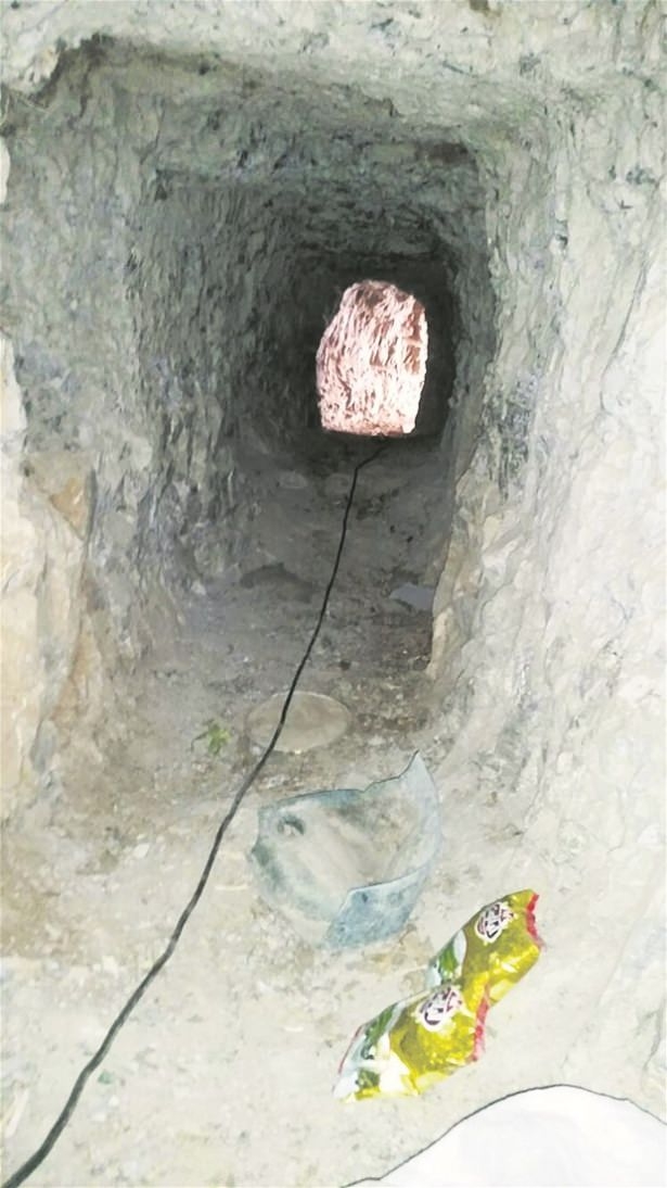 İşte PKK'nın Kuraniş Vadisi'nde ki Tünelleri 3