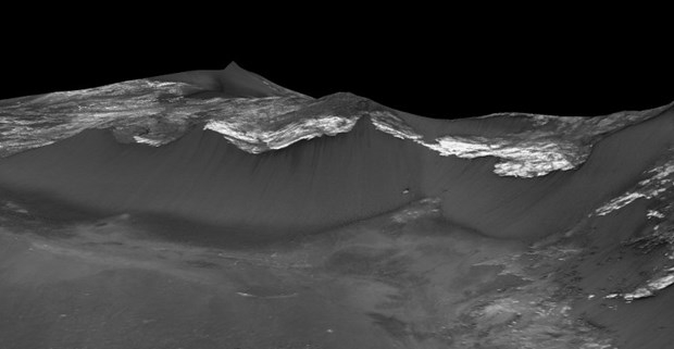 Nasa, Mars'ta Tuzlu Su Buldu 1