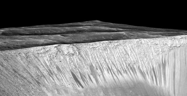 Nasa, Mars'ta Tuzlu Su Buldu 2
