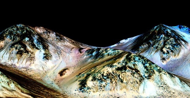 Nasa, Mars'ta Tuzlu Su Buldu 5