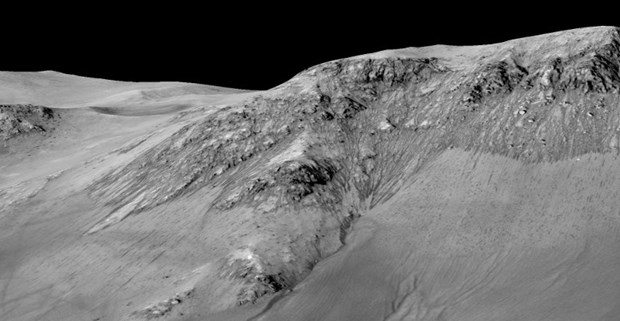 Nasa, Mars'ta Tuzlu Su Buldu 6