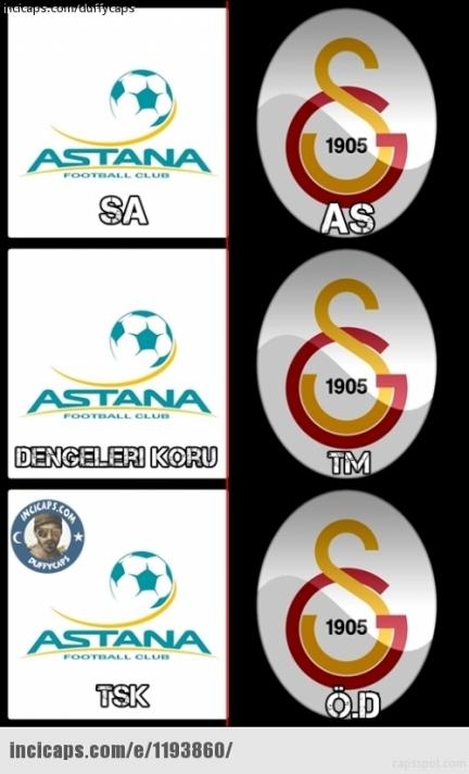 Astana - Galatasaray Maçı Capsleri! 19
