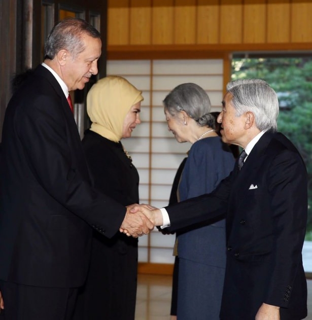 Erdoğan, Japon İmparatoru'nu Ziyaret Etti 5