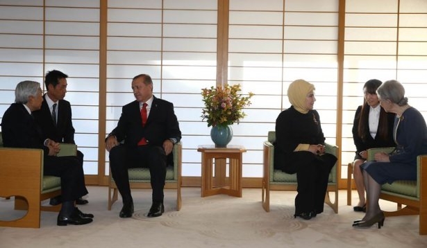Erdoğan, Japon İmparatoru'nu Ziyaret Etti 8