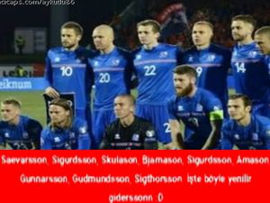 Türkiye - İzlanda Maçı Capsleri