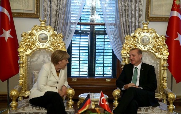 Cumhurbaşkanı Erdoğan İle Merkel Görüştü 10