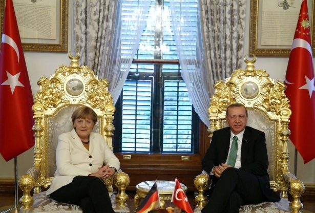 Cumhurbaşkanı Erdoğan İle Merkel Görüştü 11