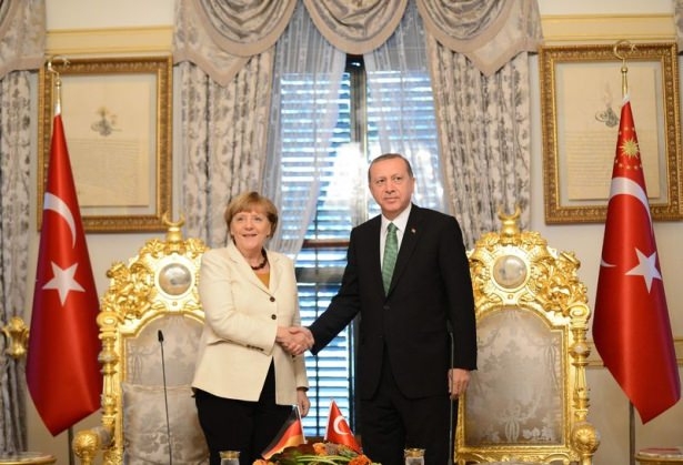 Cumhurbaşkanı Erdoğan İle Merkel Görüştü 16