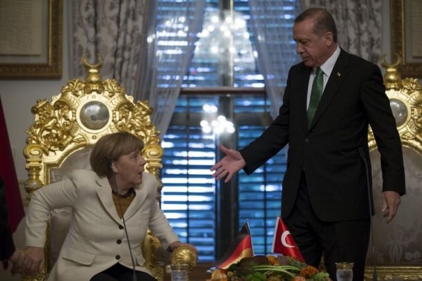 Cumhurbaşkanı Erdoğan İle Merkel Görüştü 17