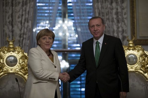 Cumhurbaşkanı Erdoğan İle Merkel Görüştü 18