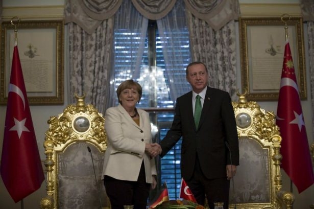 Cumhurbaşkanı Erdoğan İle Merkel Görüştü 19