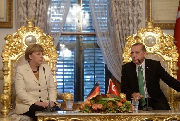 Cumhurbaşkanı Erdoğan İle Merkel Görüştü 22