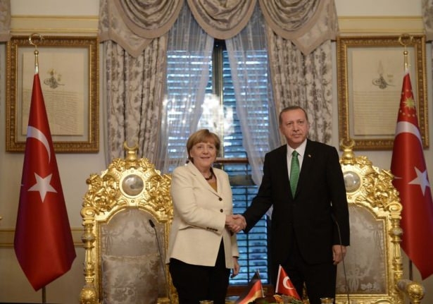 Cumhurbaşkanı Erdoğan İle Merkel Görüştü 23