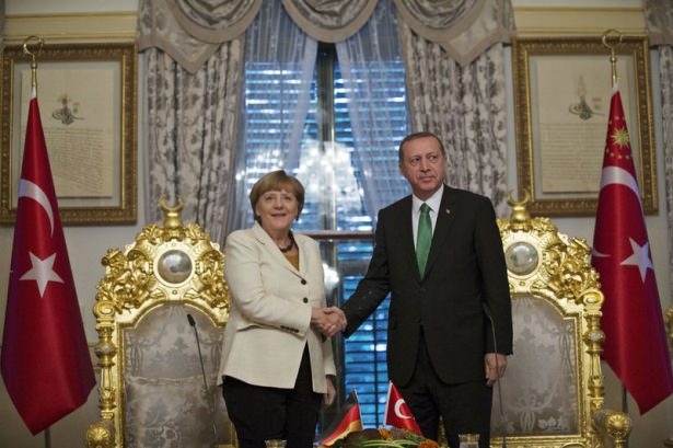 Cumhurbaşkanı Erdoğan İle Merkel Görüştü 25