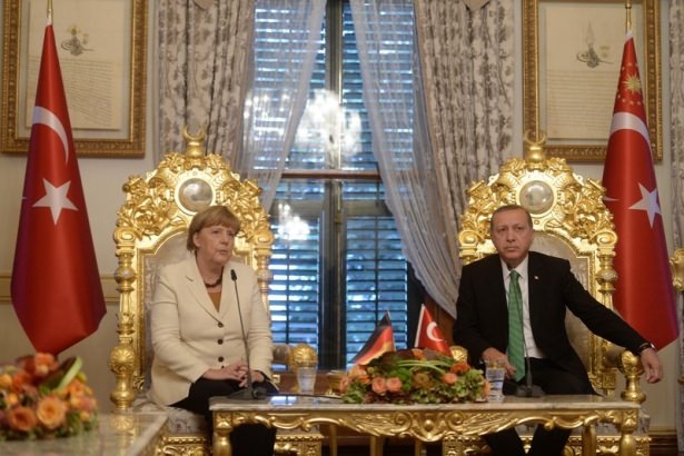 Cumhurbaşkanı Erdoğan İle Merkel Görüştü 26