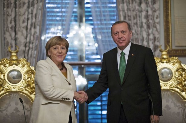 Cumhurbaşkanı Erdoğan İle Merkel Görüştü 28