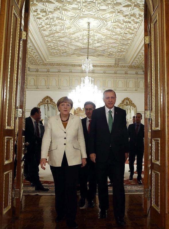 Cumhurbaşkanı Erdoğan İle Merkel Görüştü 29