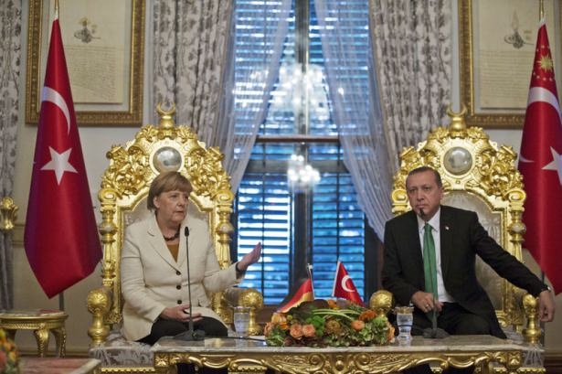 Cumhurbaşkanı Erdoğan İle Merkel Görüştü 30