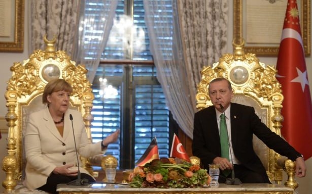 Cumhurbaşkanı Erdoğan İle Merkel Görüştü 32