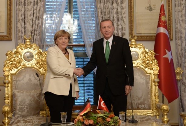 Cumhurbaşkanı Erdoğan İle Merkel Görüştü 33