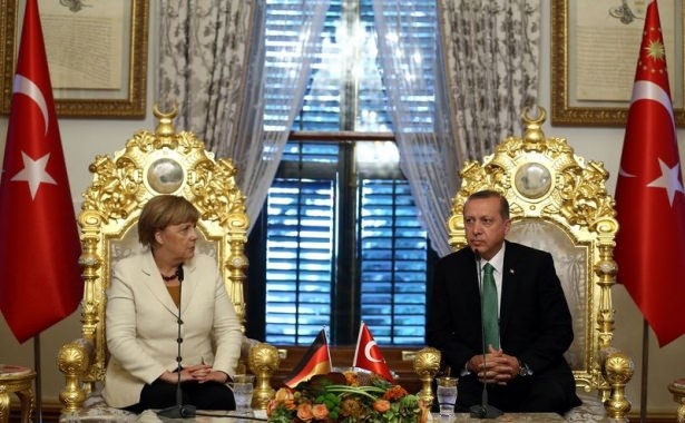Cumhurbaşkanı Erdoğan İle Merkel Görüştü 4