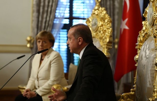 Cumhurbaşkanı Erdoğan İle Merkel Görüştü 6