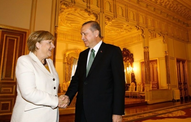 Cumhurbaşkanı Erdoğan İle Merkel Görüştü 9