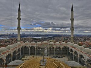 Çamlıca Camii'nde Artık Sona Doğru
