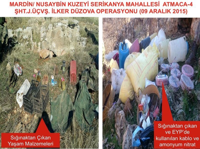 İşte PKK Sığınaklarından Çıkanlar 4