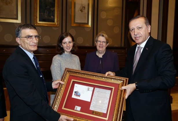 Erdoğan, Aziz Sancar'ı Kabul Etti 6