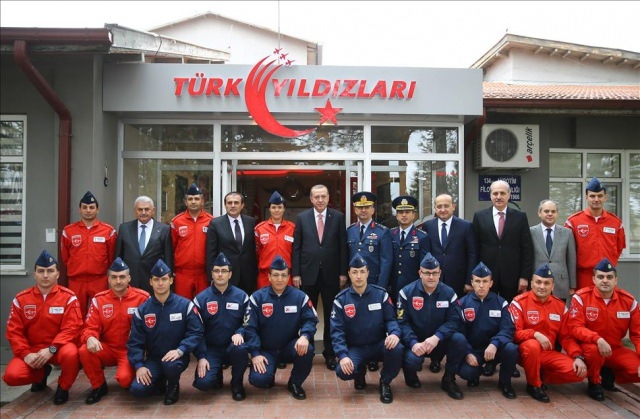 Erdoğan Türk Yıldızları'nı Ziyaret Etti 5