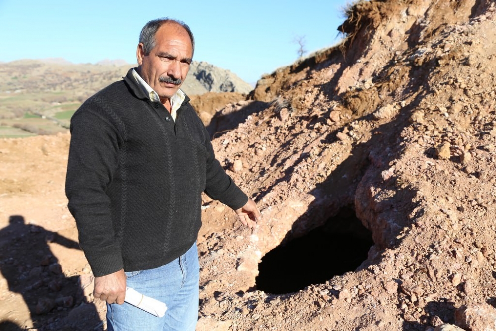 Diyarbakır'daki Mağarada Kafatası Ve Kemik Bulundu 12