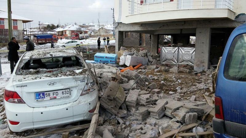 Sivas'ta Patlama! 1 Ölü 2 Yaralı 1