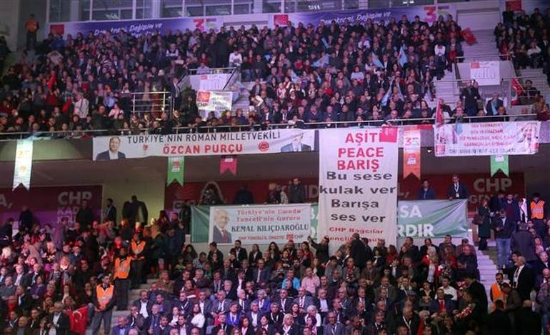 CHP Kurultayı'ndaki O Pankartlar Toplatıldı! 4
