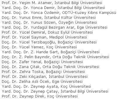 PKK'yı Destekleyen Akademisyenlere 610 Akademisyenden Destek! 32