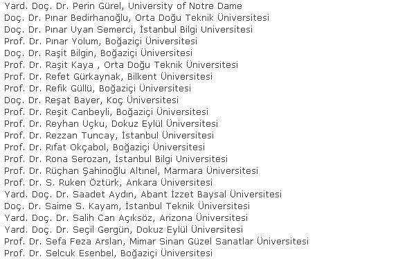 PKK'yı Destekleyen Akademisyenlere 610 Akademisyenden Destek! 38