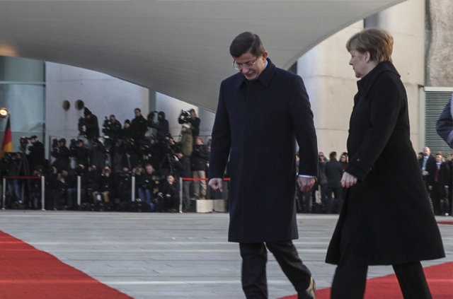 Başbakan Davutoğlu Merkel ile Buluştu 10