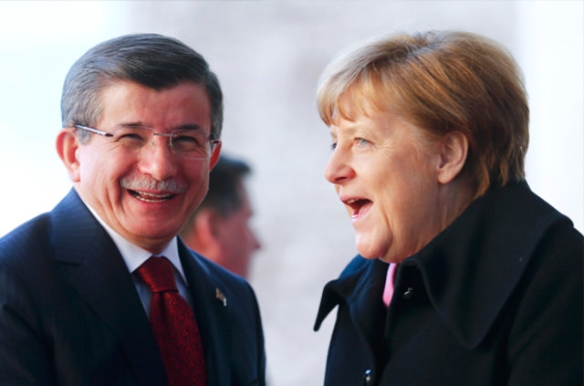 Başbakan Davutoğlu Merkel ile Buluştu 3