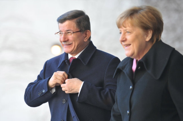 Başbakan Davutoğlu Merkel ile Buluştu 4