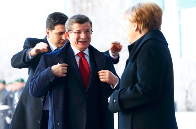 Başbakan Davutoğlu Merkel ile Buluştu 5