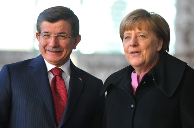 Başbakan Davutoğlu Merkel ile Buluştu 6