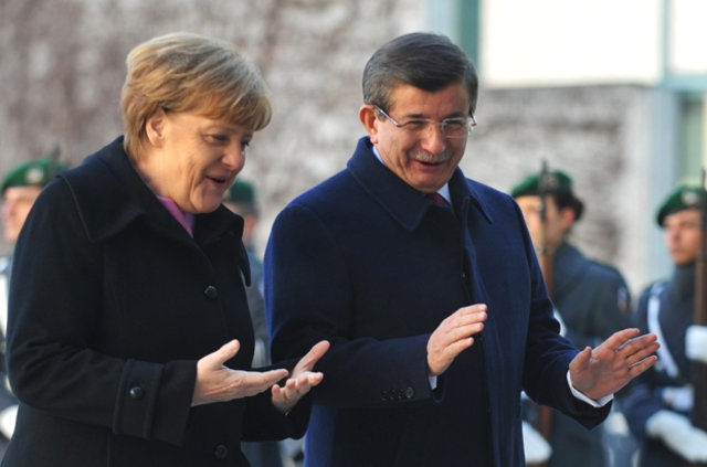 Başbakan Davutoğlu Merkel ile Buluştu 8