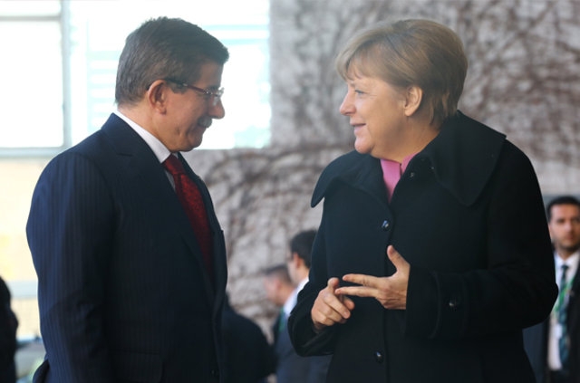 Başbakan Davutoğlu Merkel ile Buluştu 9