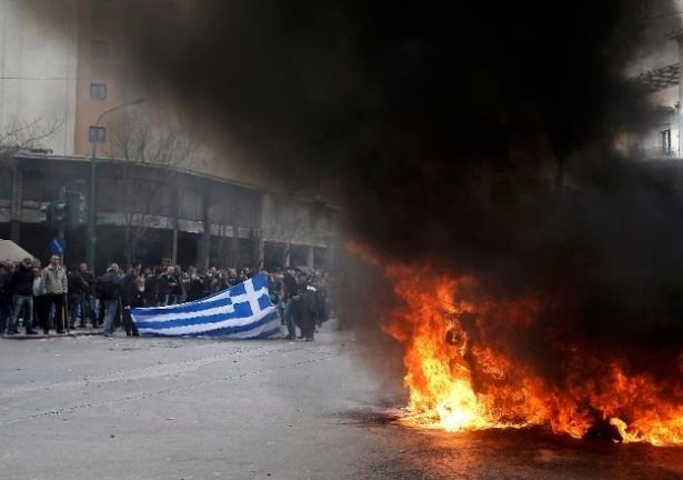 Yunanistan'da Çiftçilerin Öfkesi 11